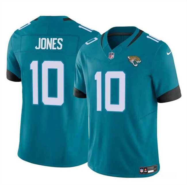 Men & Women & Youth Jacksonville Jaguars #10 Mac Jones Teal 2023 F.U.S.E Vapor Untouchable Limited Stitched Jersey